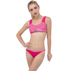 Geometric Shapes Magenta Pink Rose The Little Details Bikini Set by Sudhe