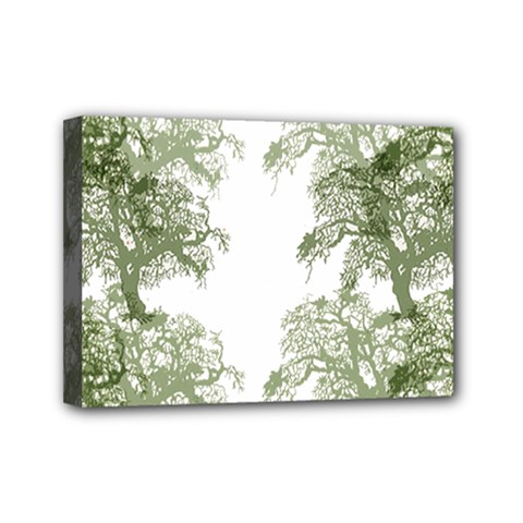 Trees Tile Horizonal Mini Canvas 7  X 5  (stretched) by Sudhe