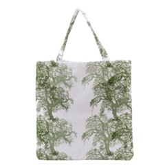 Trees Tile Horizonal Grocery Tote Bag by Sudhe