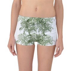 Trees Tile Horizonal Reversible Boyleg Bikini Bottoms by Sudhe