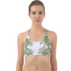 Trees Tile Horizonal Back Web Sports Bra by Sudhe