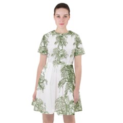 Trees Tile Horizonal Sailor Dress by Sudhe