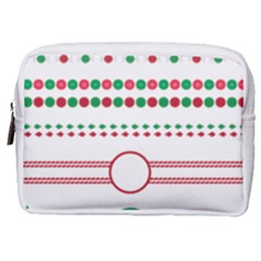 Christmas Borders Frames Holiday Make Up Pouch (medium) by Sudhe