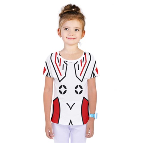 Traditional Art Torajan Pattern Kids  One Piece Tee by Sudhe