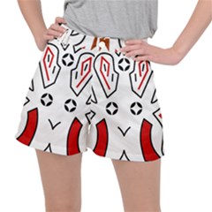 Traditional Art Torajan Pattern Stretch Ripstop Shorts