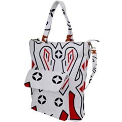 Traditional Art Torajan Pattern Shoulder Tote Bag