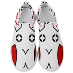 Traditional Art Torajan Pattern Men s Slip On Sneakers