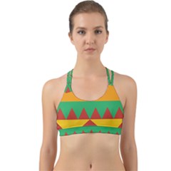 Burger Bread Food Cheese Vegetable Back Web Sports Bra by Sudhe