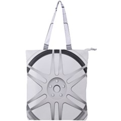 Wheel Skin Cover Double Zip Up Tote Bag by Sudhe