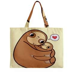 Sloth Zipper Mini Tote Bag by Sudhe