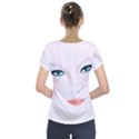 Face Beauty Woman Young Skin Short Sleeve Front Detail Top View2