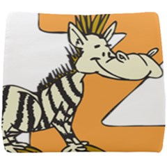 Zebra Animal Alphabet Z Wild Seat Cushion by Sudhe