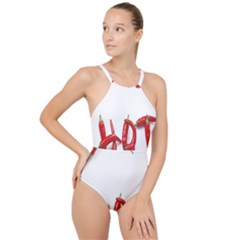 Hot High Neck One Piece Swimsuit by Sudhe