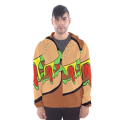 Burger Double Hooded Windbreaker (men) by Sudhe