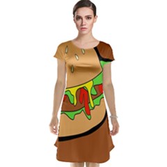 Burger Double Cap Sleeve Nightdress by Sudhe
