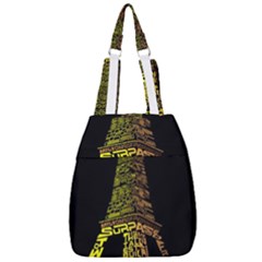 The Eiffel Tower Paris Center Zip Backpack by Sudhe