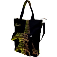 The Eiffel Tower Paris Shoulder Tote Bag by Sudhe