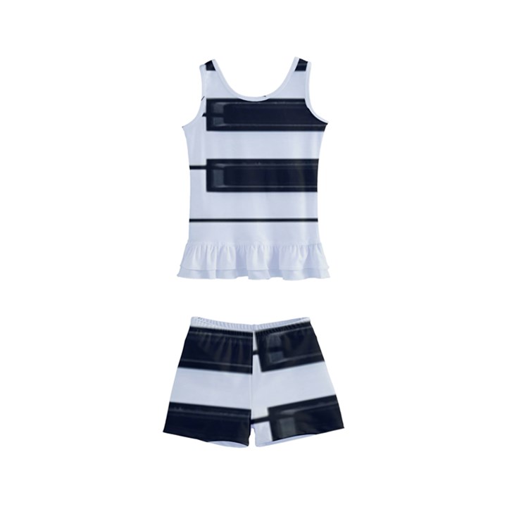 Keybord Piano Kids  Boyleg Swimsuit