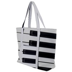 Keybord Piano Zip Up Canvas Bag