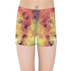 Fractal Lion Kids  Sports Shorts