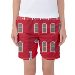 Red House Women s Basketball Shorts by Sudhe
