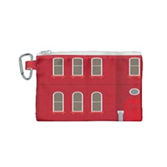 Red House Canvas Cosmetic Bag (small) by Sudhe