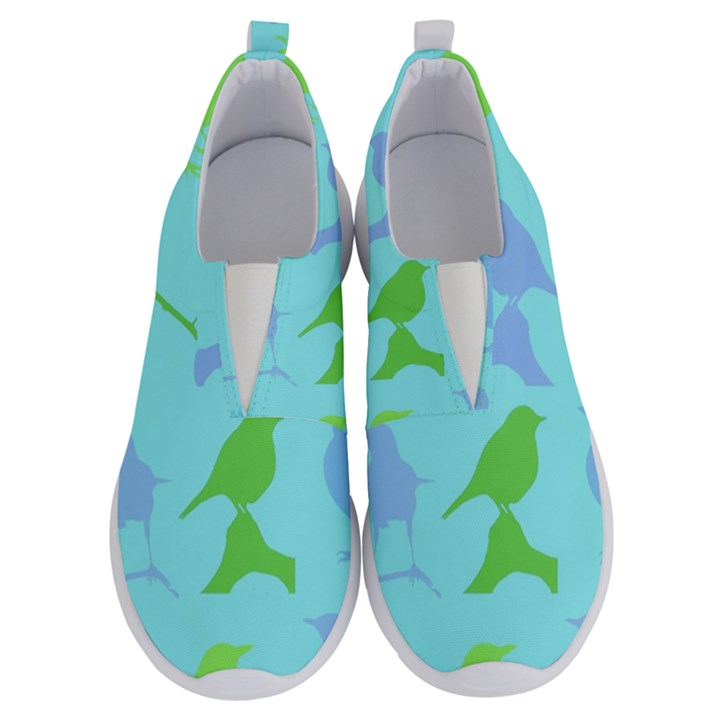 Bird Watching - Light Blue Green- No Lace Lightweight Shoes