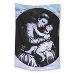 Mother Mary Large Tapestry by snowwhitegirl