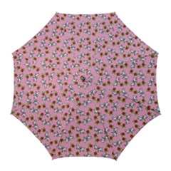 Lamb Pattern Pink Golf Umbrellas