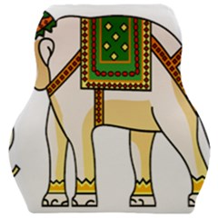 Elephant Indian Animal Design Car Seat Velour Cushion 