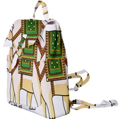 Elephant Indian Animal Design Buckle Everyday Backpack