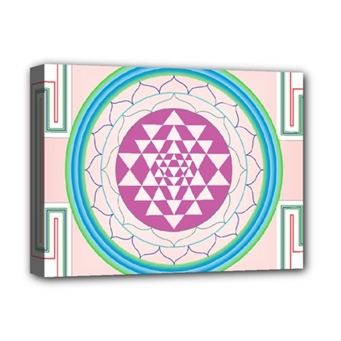 Mandala Design Arts Indian Deluxe Canvas 16  X 12  (stretched) 