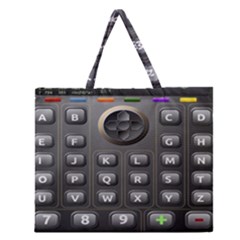 Scientific Solar Calculator Zipper Large Tote Bag by Sudhe