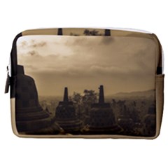 Borobudur Temple  Indonesia Make Up Pouch (medium) by Sudhe