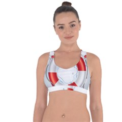Spare Tire Icon Vector Cross String Back Sports Bra by Sudhe