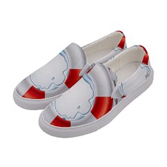 Spare Tire Icon Vector Women s Canvas Slip Ons by Sudhe