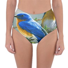 Loving Birds Reversible High-waist Bikini Bottoms