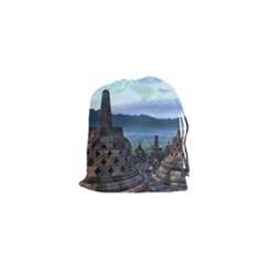 Borobudur Temple  Morning Serenade Drawstring Pouch (xs) by Sudhe