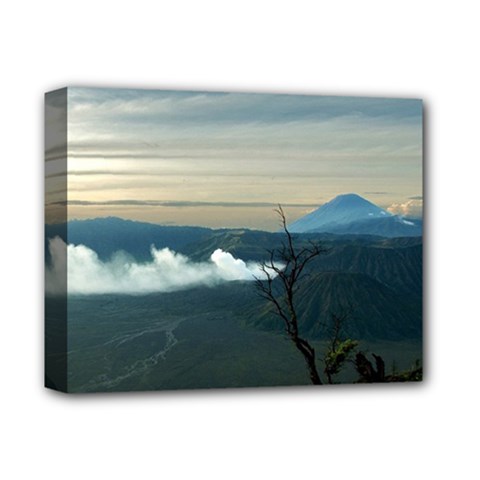 Bromo Caldera De Tenegger  Indonesia Deluxe Canvas 14  X 11  (stretched) by Sudhe