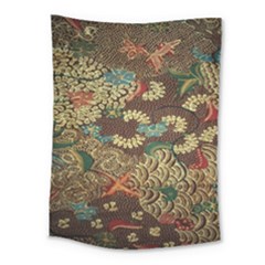 Colorful The Beautiful Of Art Indonesian Batik Pattern Medium Tapestry