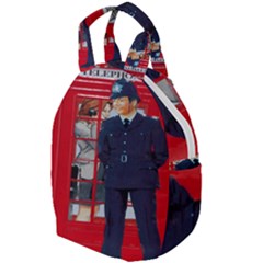 Red London Phone Boxes Travel Backpacks by Sudhe