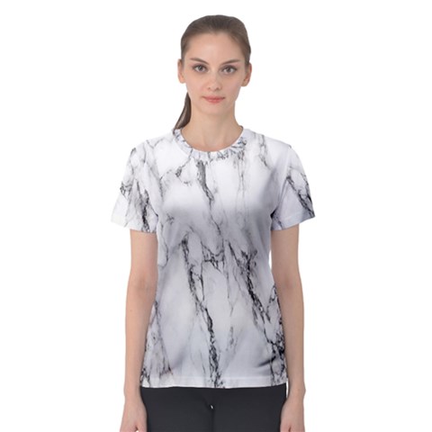 Marble Granite Pattern And Texture Women s Sport Mesh Tee by Sudhe