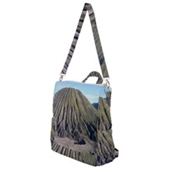 Mount Batok Bromo Indonesia Crossbody Backpack by Sudhe