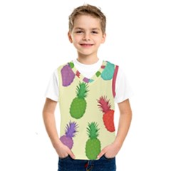 Colorful Pineapples Wallpaper Background Kids  Sportswear by Sudhe