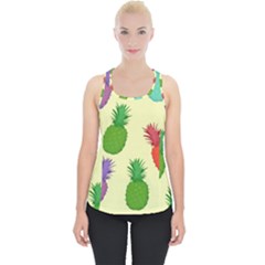 Colorful Pineapples Wallpaper Background Piece Up Tank Top by Sudhe