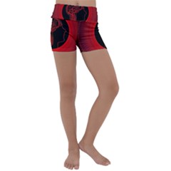 Artificial Intelligence Brain Think Kids  Lightweight Velour Yoga Shorts by Sudhe