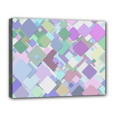 Colorful Background Multicolored Canvas 14  X 11  (stretched) by Sudhe