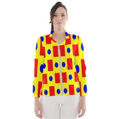 Pattern Design Backdrop Windbreaker (women)