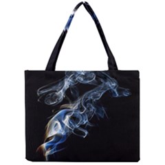 Smoke Flame Dynamic Wave Motion Mini Tote Bag by Sudhe