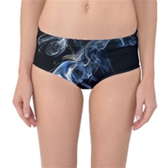 Smoke Flame Dynamic Wave Motion Mid-waist Bikini Bottoms